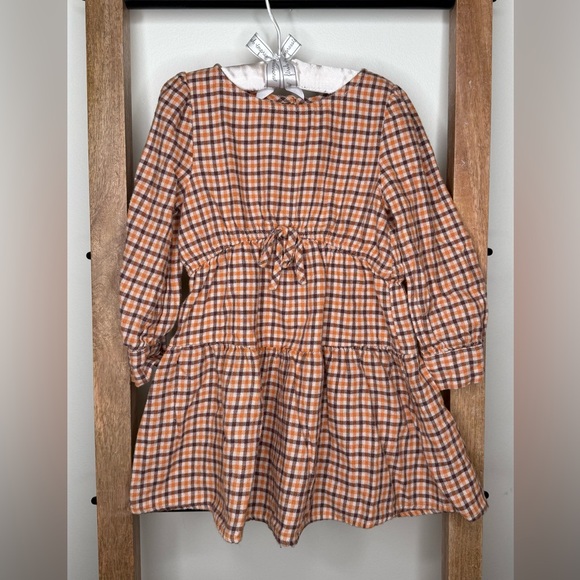 Copper Key Other - Copper Key Girls Plaid Long-Sleeve Dress Size 4